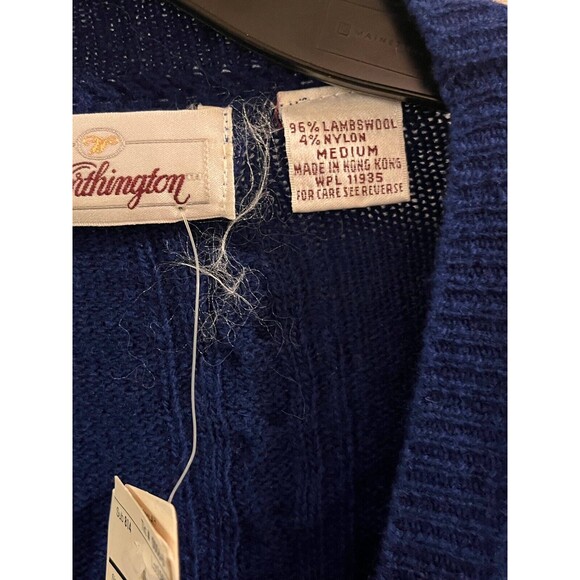 Worthington Vintage Cardigan Women's Size M Academia Y2K Oversized NEW - Picture 4 of 6